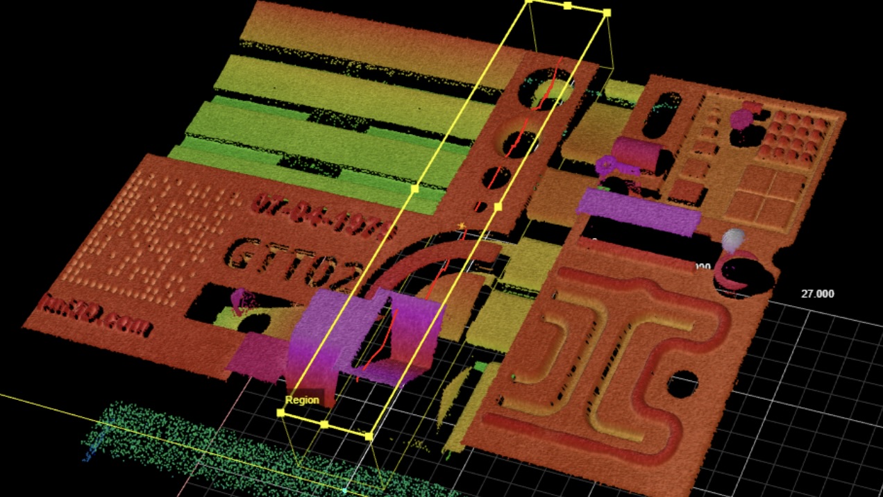3D 表面形貌成像结果