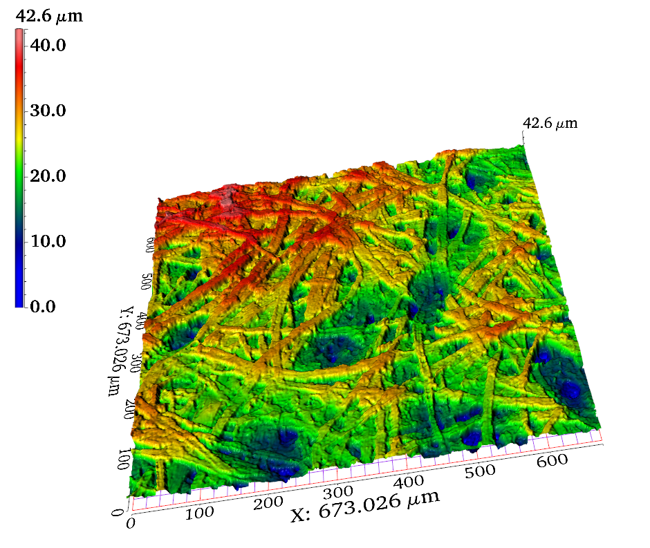 White-light interferometry measurement result